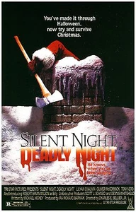 SILENT NIGHT DEADLY NIGHT Movie Poster Christmas Horror Slasher - Picture 1 of 1