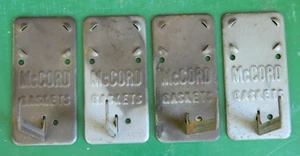 Lot of (4) Vintage McCord Gaskets Auto Parts Store Hooks / Hangers - Picture 1 of 9
