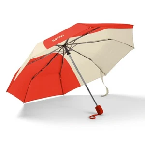 Genuine MINI foldable umbrella - Red/Cream - 80235B320F4 - Picture 1 of 3
