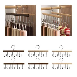 Organisateur de placard en bois, 2 pièces, porte-soutien-gorge, cintre pour - Bild 1 von 21