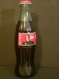 2002 COCA - COLA RACING FAMILY #88 DALE JARRETT 8 OZ GLASS Unopened Coke BOTTLE - Picture 1 of 5