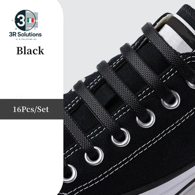 16 Pezzi/Set Lacci Elastici in Silicone Senza Lacci per Scarpe Lacci per Scarpe - Immagine 1 di 4