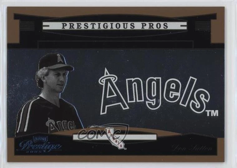 2005 Playoff Prestige Prestigious Pros Bronze /100 Don Sutton #PP-39 HOF - Image 1 of 2