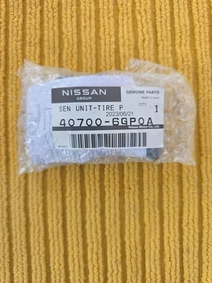Sensor de presión de neumáticos genuino Nissan 40700-6GP0A Foto 1 de 2