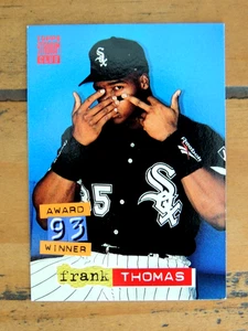 FRANK THOMAS 1994 TOPPS STADIUM CLUB #285 CHICAGO WHITE SOX HOF LEGEND - Foto 1 di 1