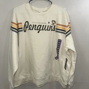 Felpa girocollo Pittsburgh Penguins NHL Champion 2XL nuova con etichetta - Foto 1 di 4