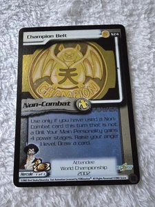 Cinturón Campeón DBZ Dragon Ball Z Foil Talla 4 CCG Asistente Campeonato Mundial 2002 - Imagen 1 de 5