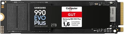 Samsung 990 EVO Plus Nvme M.2 SSD 2TB Pcie 4.0 X4 Pcie 5.0 X2 Nvme 2.0 (2280) - Image 1 of 4