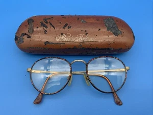 Estuche de gafas Brooks Brothers Tortoise para hombre con borde completo hecho en Italia de colección - Imagen 1 de 7