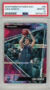 2019 Panini Father's Day Rookie /199 Luka Doncic RC #66 Dallas Lakers PSA 10 Gem - Bild 1 von 2