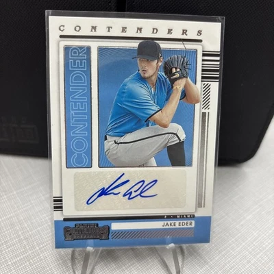 2021 Panini Contenders - Contenders Autographs Jake Eder #CA-JE (AU, RC) - Image 1 of 2