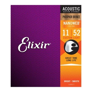 Elixir Phoshor Bronze 11-52 corde per chitarra acustica (NUOVE) - Foto 1 di 2