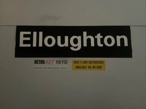 Elloughton - Hull 116 North Yorkshire Bus Destination Blind - Picture 1 of 22