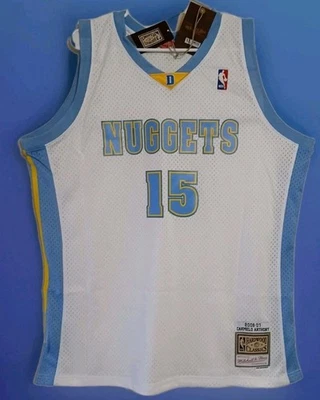 Mitchell & Ness  Denver Nuggets  Carmelo Anthony Swingman  Jersey  Size XL  - Image 1 of 4