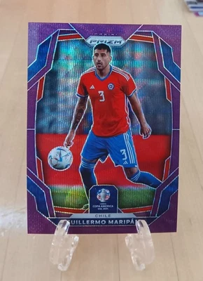 2024 Prizm Copa America - Guillermo Maripan - Purple Wave Prizm  /99 Chile #47 - Image 1 of 3