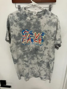 Camiseta Save Face "The #1 New Jersey Band", gris tie dye, grande - Imagen 1 de 4
