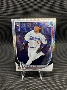 Hyeseong Kim RC 2025 Bowman Chrome Mega Box #91  Dodgers RC ROOKIE Mojo - Picture 1 of 2