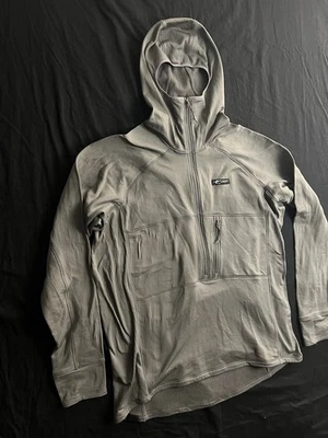 Stone Glacier Helio Hoodie Mens XXL Waffle 1/2 Zip Pullover Jacket Granite Grey - Image 1 of 4