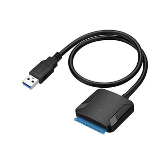 USB to SATA data cable for 2.5/3.5 inch USB 3.0 SATA hard drive adapter cable - Photo 1/9