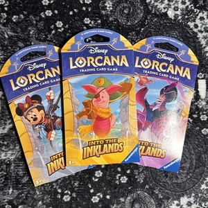 Disney Lorcana Into the Inklands TCG Blister Booster Pack - BRAND NEW SEALED - Bild 1 von 1