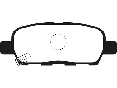 Rear Brake Pad Set For 2011-2017 Nissan Quest 2012 2013 2014 2015 2016 KC885DB - Image 1 of 4