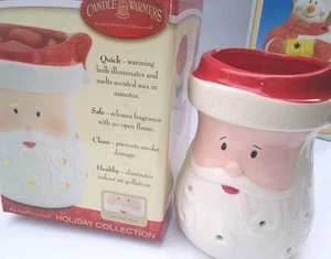 Candle Warmers etc. Fragrance Warmer Santa holiday collection wax tarts  - Picture 1 of 12