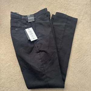 M&S Autograph slim Fit black Men’s Chino Trousers waist 32 33 inside leg BNWT - Picture 1 of 4