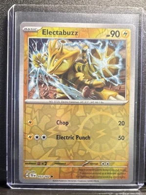 Electabuzz 053/162 Sv05: Temporal Forces Reverse Holo - Image 1 of 2