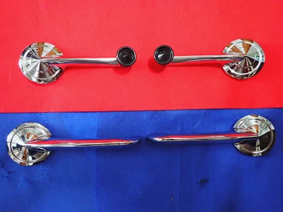 Manijas de puerta/bielas de ventana Ford 1951-1956 o T-Bird 1955-1956 - Juego de 4 Foto 1 de 4