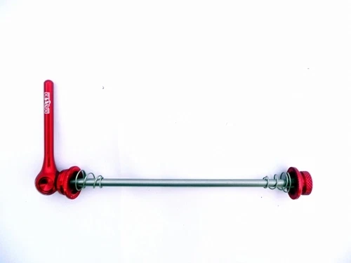 MT ZOOM Ti RED FRONT ROAD Quick Release QR Skewer 21g KCNC Tune  - Image 1 of 1