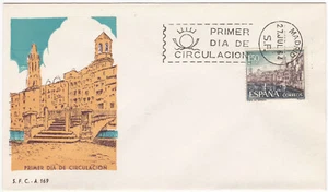 Spain FDC 1964 – Michel nº 1498 Tourism: City of Gerona - Picture 1 of 1