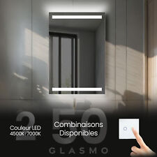 Miroir de Salle de Bain Lumineux LED | Illumination Eclairage | Sur Mesure