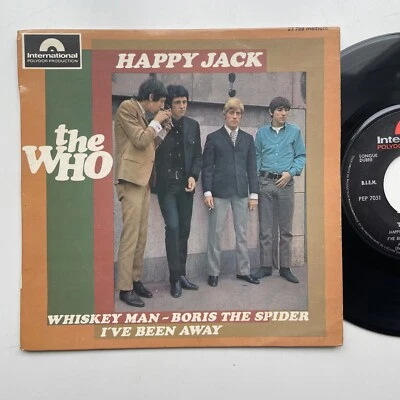 French EP THE WHO - Happy Jack - INTERNATIONAL POLYDOR 27799 - Photo 1/4