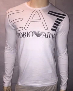 T SHIRT ARMANI EA7 6GPT12 BLANC MANCHES LONGUES - Imagen 1 de 1