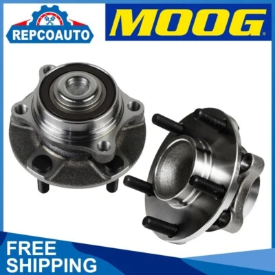 2x MOOG Front Wheel Hub and Bearings w/ABS For 2003 -2007 Infiniti G35 RWD - Image 1 of 4