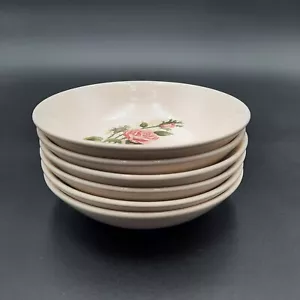 Set Of 6 Universal Ballerina Moss Rose Porcelain Fruit & Vegtable 9" Bowls - Picture 1 of 3