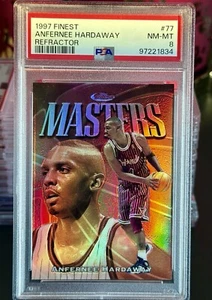 1997-98 Topps Finest Bronze Refractor Anfernee Penny Hardaway PSA 8 Rare Magic - Bild 1 von 2