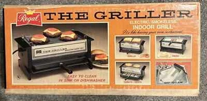 **CHOOSE YOUR REPLACEMENT PART** REGAL WARE THE GRILLER SMOKELESS INDOOR GRILL - Picture 1 of 8