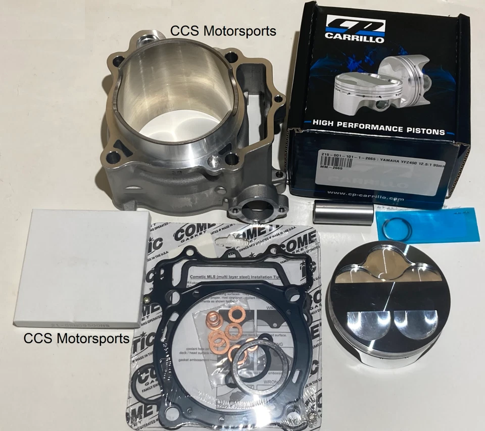04-13 Yamaha YFZ450 YFZ 450 450 450cc 95mm Diámetro de culata CP 12.5:1 Kit de reconstrucción de extremo superior Foto 1 de 1