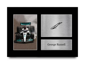 George Russell Formula 1 Gift Idea Signed Photo Prints for Fans of F1 Formula 1 - Picture 1 of 17