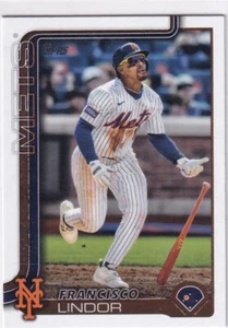 2025 Topps MLB Baseball Series 1 No. 350 Francisco Lindor New York Mets - Bild 1 von 2