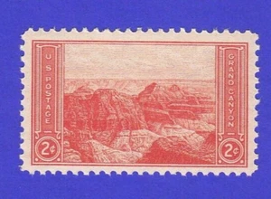 SELLO DE COLECCIÓN DEL GRAN CAÑÓN DE 1934 #741 FRANQUEO DE EE. UU. 2c Parque Nacional Arizona MNH - Imagen 1 de 1