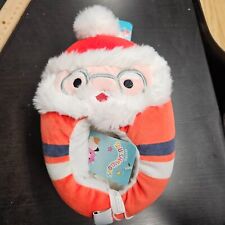 SQUISHMALLOW Christmas SANTA CLAUS Holiday Boys Girls Kids SLIPPERS size 11/12