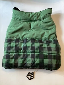 Coleman Dog Puffer Jacket/Coat Green Fleece Lined Size Large, New - Picture 1 of 8