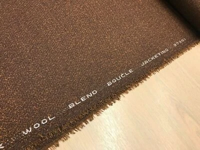 WOOL boucle SUITING FABRIC dress trouser skirt jackets coats 150cm wide