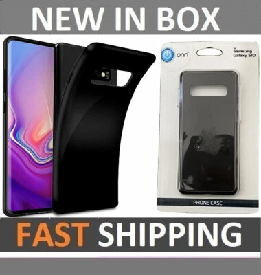 NUEVO onn. Funda de teléfono NEGRA para SAMSUNG GALAXY S10 - SELLADA - ENVÍO RÁPIDO GRATUITO Foto 1 de 3