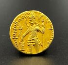 Ancient Asian India Indo Greek Hellenistic Kushan Vasudeva Gold Coin Antiquities