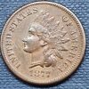 1877 Indian Head Cent 1c RARE KEY DATE Better Grade VF - XF Details #64297