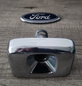 FORD CORTINA MK4 MK5 ESTATE CHROME BOOT LOCK SUUROUND 79GB N43400AD N.O.S - Picture 1 of 3
