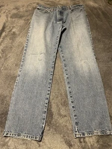 Polo Jeans Company Women's Blue Md Wash Relaxed Fit Jean 12x32 90’s Y2K RN67437 - Picture 1 of 13